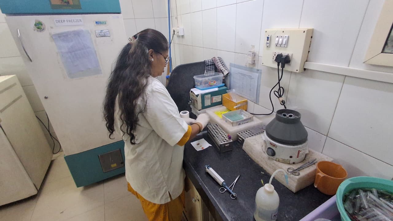 Blood Bank Storage Center at Sanjivani Hospital